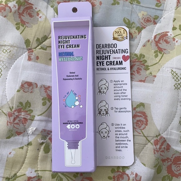 Dearboo Rejuvenating retinol & hyaluronic night Eye cream - Picture 1 of 6